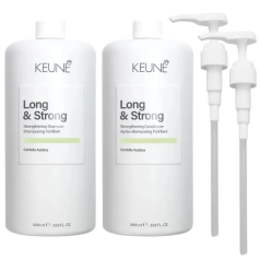 Long & Strong Strengthening Shampoo and Conditioner Duo 1000ml 