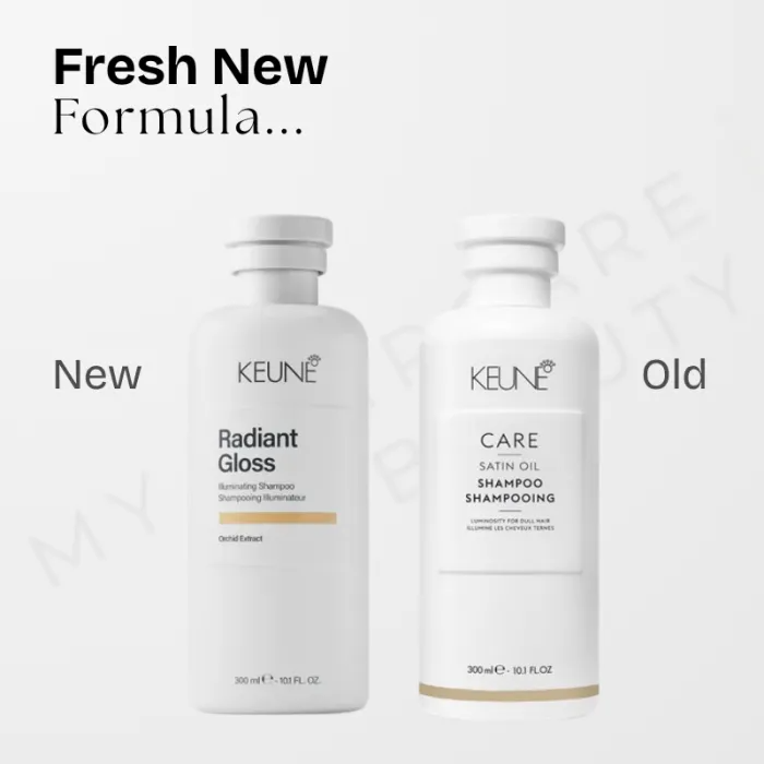 Keune Radiant Gloss Shampoo and Illuminating Gloss Duo
