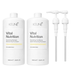 Care Vital Nutrition Shampoo and Conditioner Duo 1 Litre with Pumps 