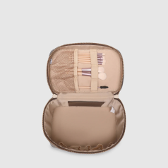 Camden Cosmetic Case - Chocolate
