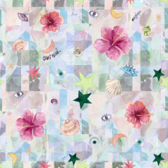 RIVA Hair Towel Wrap in Magique by Annie Everingham 