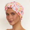Louvelle Dahlia shower Cap in Santorini Sun