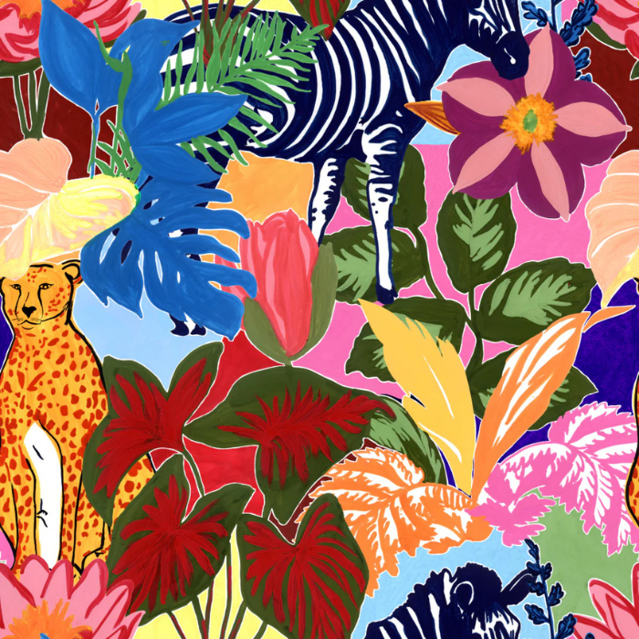 Louvelle Dahlia shower cap - Jungle Animal