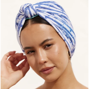 DAHLIA shower cap in Marine Stripe 