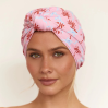 Louvelle Dahlia shower Cap in Moroccan Palm