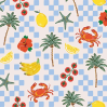 Louvelle Amelie Shower Cap & Hair Towel Wrap Hawaii Holiday 