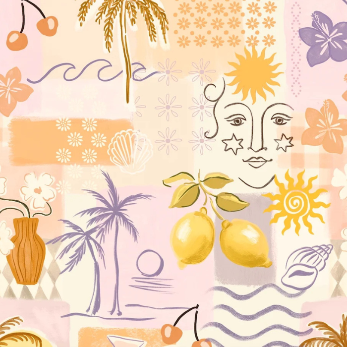 Louvelle RIVA Hair Towel Wrap in Lemon Lover 