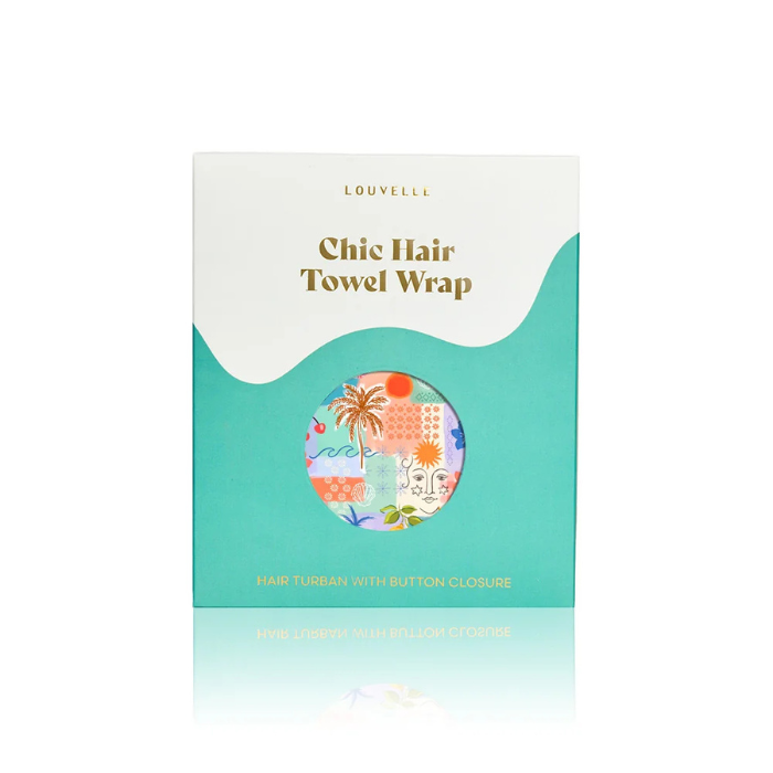 Louvelle RIVA Hair Towel Wrap in Pacific Paradise