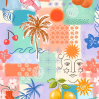 Louvelle RIVA Hair Towel Wrap in Pacific Paradise
