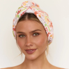 Louvelle RIVA Hair Towel Wrap in Santorini Sun