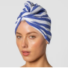 Louvelle RIVA Hair Towel Wrap - Fontelina Stripe