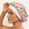 Louvelle Satin Sleep Bonnet in Pacific Paradise