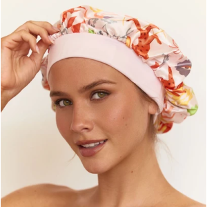 Satin Sleep Bonnet in Santorini Sun 