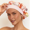 Louvelle Satin Sleep Bonnet in Santorini Sun