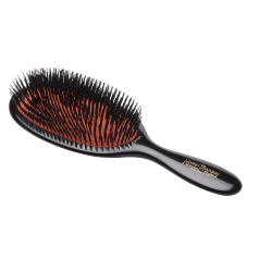 Large Extra Pure Boar Bristle Brush B1 Dark Ruby
