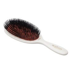 Large Extra Pure Boar Bristle Brush B1 Ivory White