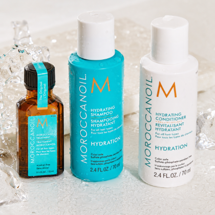 Claim a FREE Moroccanoil Hydrating Travel Trio - Valued at $62!