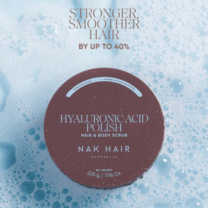 Hyaluronic Acid Polish Hair & Body Scrub 225g
