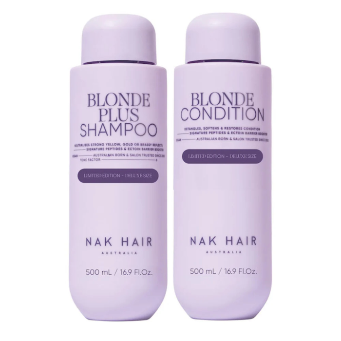 NAK Blonde Plus 500ml Duo - Shampoo & Conditioner