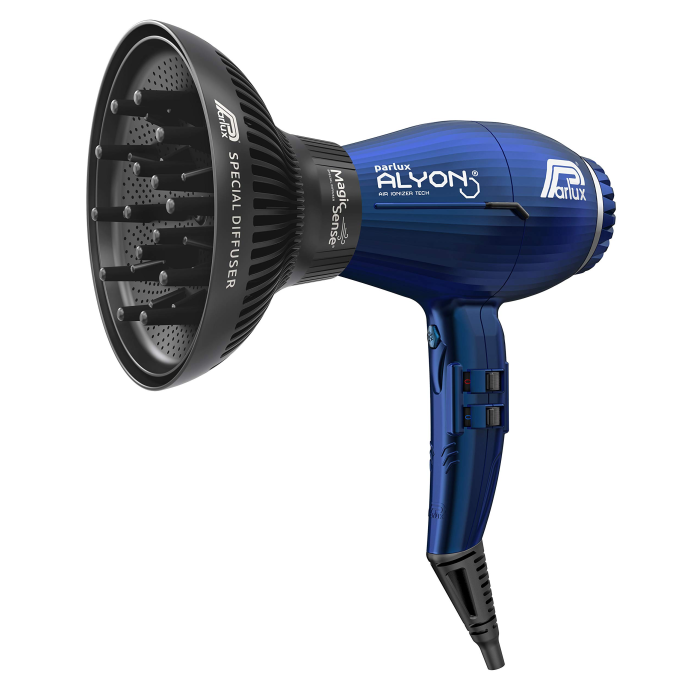Parlux Alyon Air Ionizer Dryer With Diffuser in Midnight Blue
