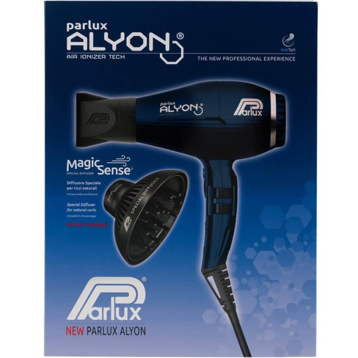 Parlux Alyon Air Ionizer Dryer With Diffuser in Midnight Blue