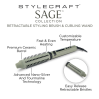 Silver Bullet StyleCraft Sage Retractable Hot Brush and Curling Iron