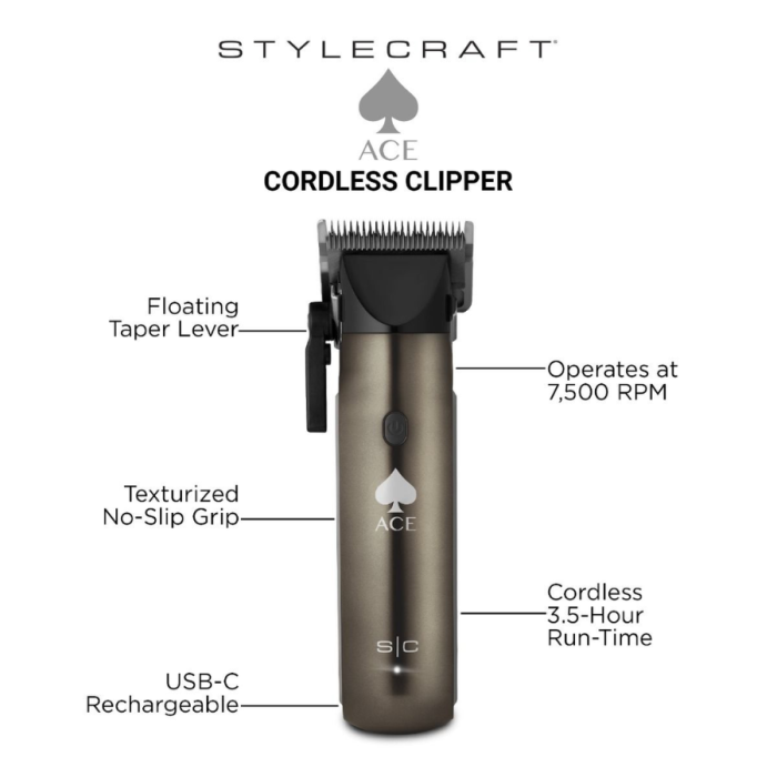 Silver Bullet StyleCraft by Silver Bullet Ace Hair Clipper