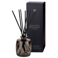 Black Amber, Rosewood & Cedar Fragrance Diffuser 220ml