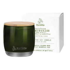 Lemongrass, Lemon Myrtle, Grapefruit & Eucalyptus Scented Soy Candle 140g