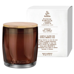 Vanilla, Lavender & Geranium Scented Soy Candle 400g