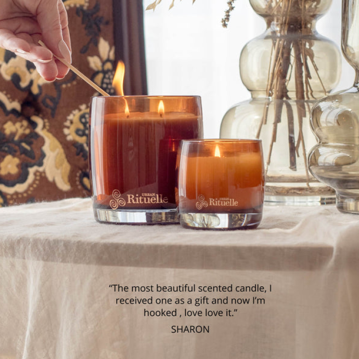 Urban Rituelle Vanilla, Lavender & GeraniumScented Soy Candle
