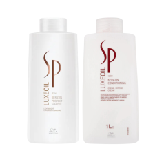 SP Luxe Oil Keratin Shampoo and Conditioner Duo 1 Litre 