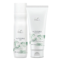Nutricurls Micellar Shampoo and Detangling Conditioner Duo 