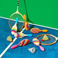 Pro Detangler Brush - Retro Swirl Blue