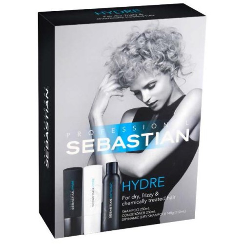 Sebastian Hydre Trio Pack with Drynamic Dry Shampoo