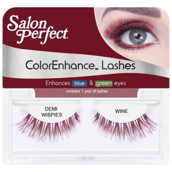 Salon Perfect Color Enhance Demi Wispies - Wine