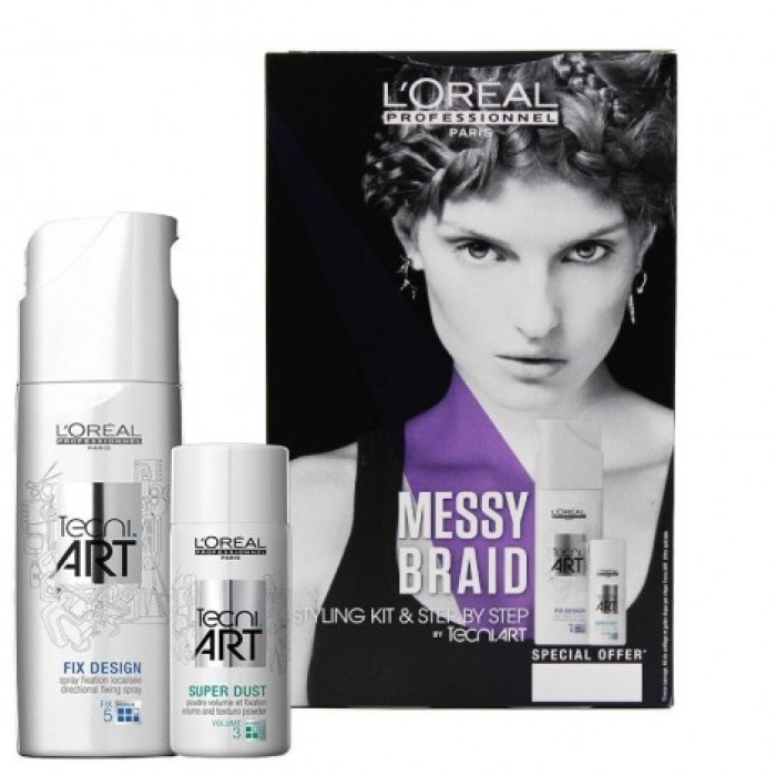 L'Oreal Professional Tecni.art Fashion Look Kit Messy Braid