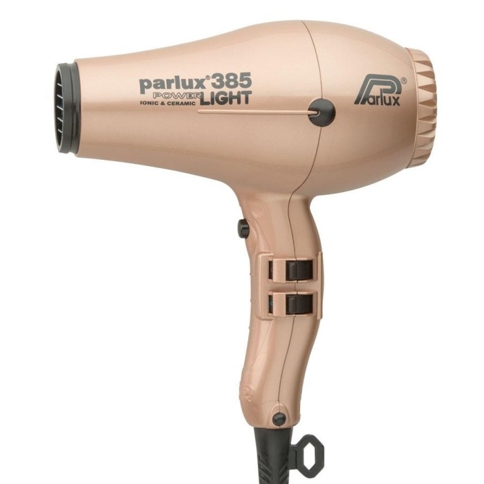 Parlux 385 Power Light Ceramic and Ionic Hair Dryer Light Gold