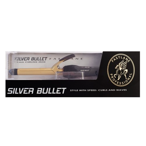Silver Bullet Fastlane Gold Ceramic Curling Iron 19mm