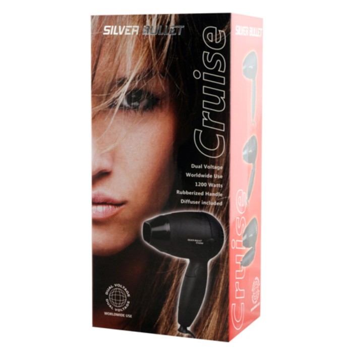 Silver Bullet Cruise Travel Hair Dryer Silver Bullet Cruise Travel Hair Dryer