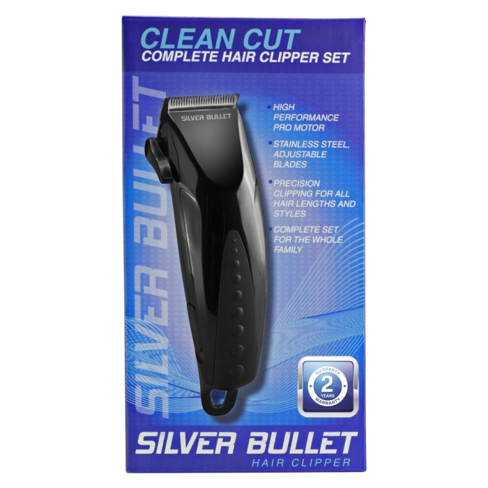 Silver Bullet Clean Cut Hair Clipper Set