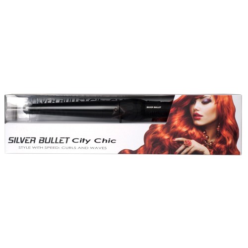 Silver Bullet City Chic Large Ceramic Conical Curling Wand