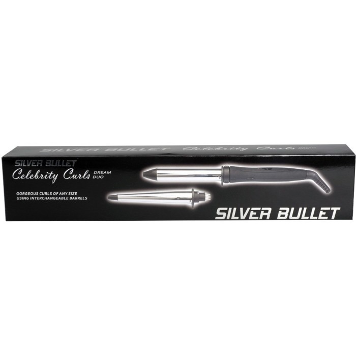 Silver Bullet Celebrity Curls Dream Duo 2 in 1 Curling Iron