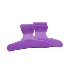 999 Butterfly Clamps - 2pc 2x Purple