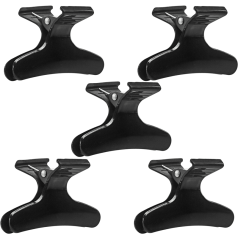 999 Large Black Butterfly Clamps 5 pieces