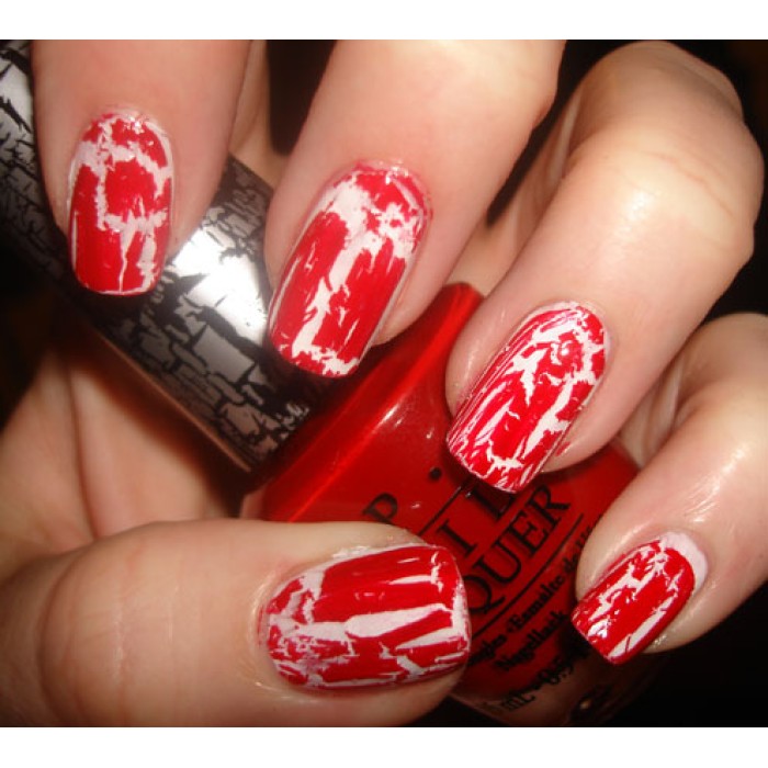 OPI Red Shatter