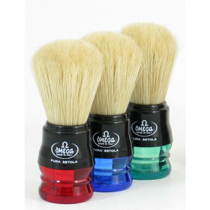 Omega Pure Bristle Shaving Brushes 10777