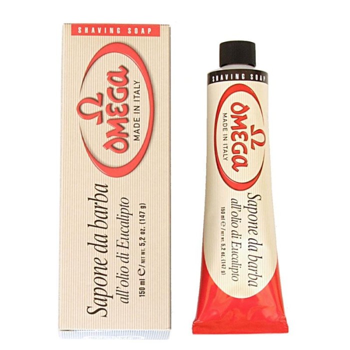 Omega Shaving Cream Black Tube 100ml Omega Shaving Cream Black Tube 100ml