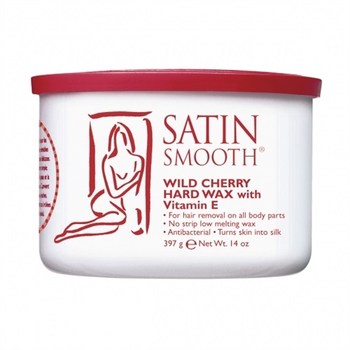 Satin Smooth Wild Cherry Hard Wax with Vitamin E