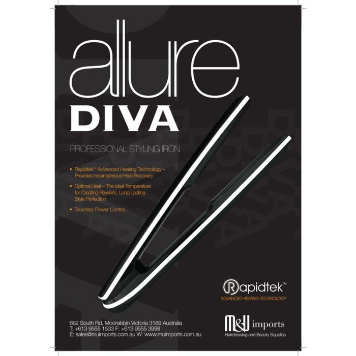 Diva Allure Professional Styling Iron Diva Allure Professional Styling Iron